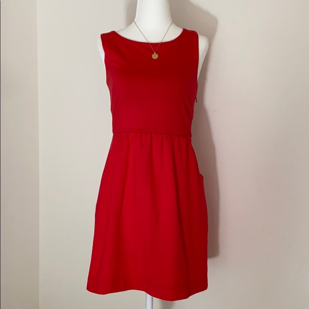 Little red dress by Banana Republic